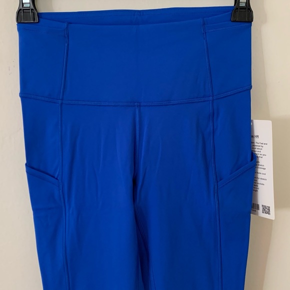 lululemon Fast and Free High-Rise Tight 25" in Blazer Blue Tone Size 4 New NWT - Picture 6 of 17